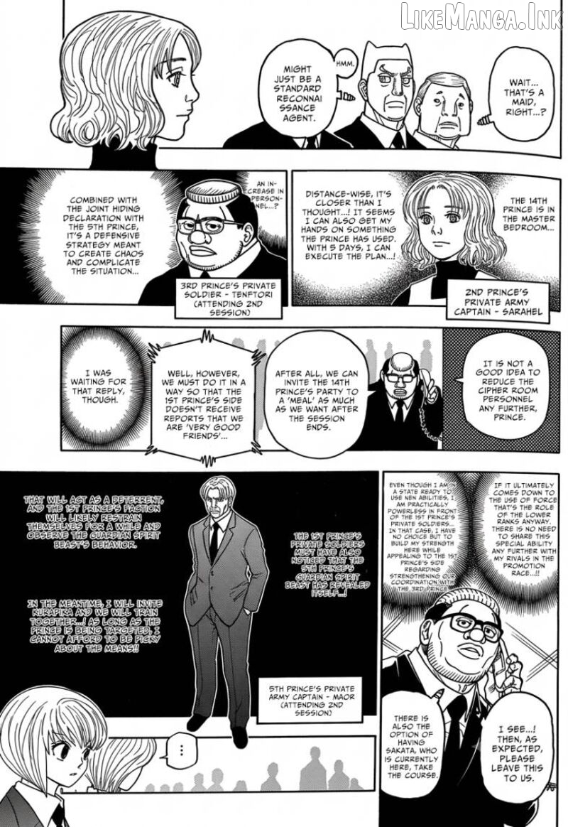 Hunter x Hunter, Chapter 411 image 08